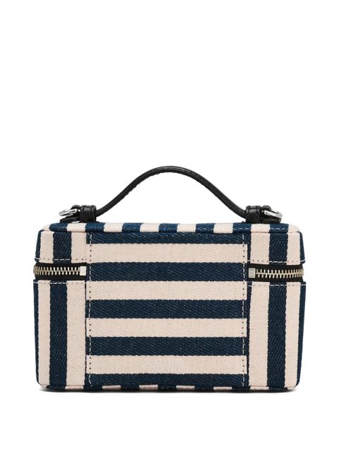Marc Jacobs striped vanity mini bag - Blue