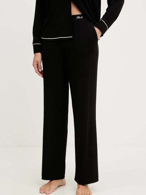 Karl Lagerfeld piżama damska kolor czarny B1W45010 - zdjęcie produktu nr 2