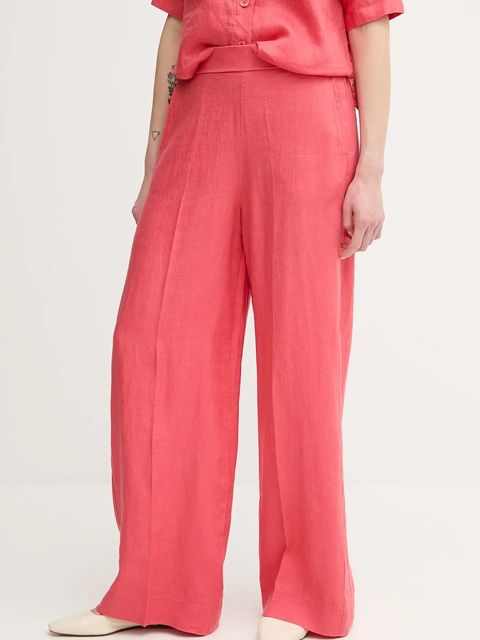 United Colors of Benetton spodnie lniane - zdjęcie produktu nr 2