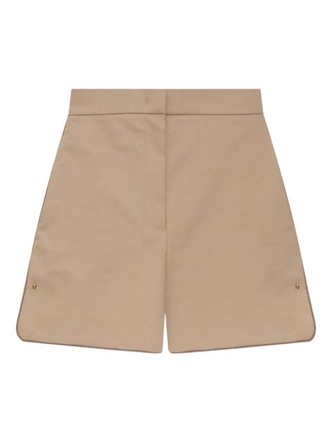 Max Mara Orbita side-seam detail shorts - Neutrals - zdjęcie produktu nr 1