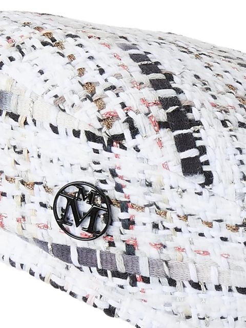 Maison Michel New Billy tweed beret - White - zdjęcie produktu nr 2