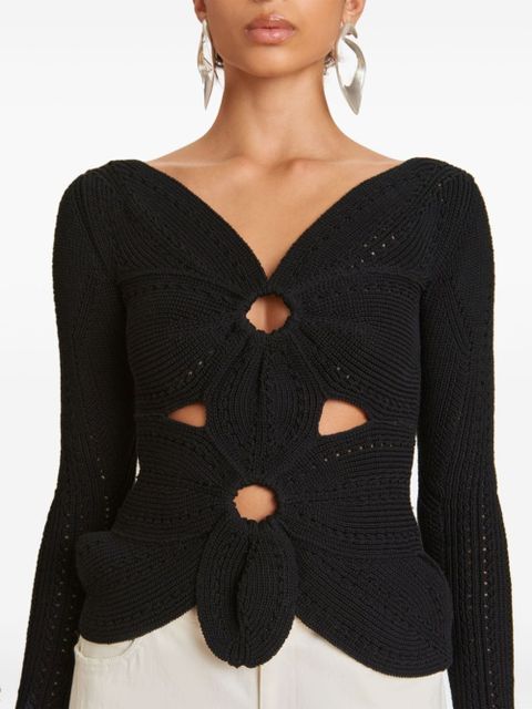 Cult Gaia Lule sweater - Black - zdjęcie produktu nr 1