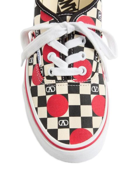 Valentino Garavani x Vans VLogo Checkerboard-print sneakers - Neutrals