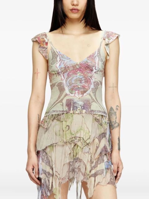 Diesel M-Fiore top - Brown