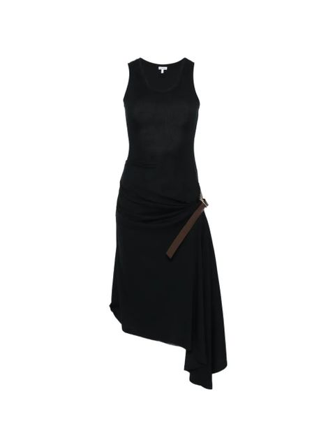LOEWE Tank sleeveless midi dress - Black - zdjęcie produktu nr 1