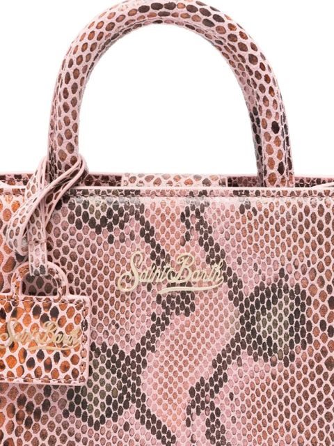 MC2 Saint Barth leather mini tote bag - Pink