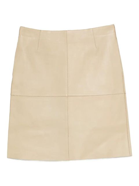 TOTEME paneled leather skirt - Neutrals - zdjęcie produktu nr 1