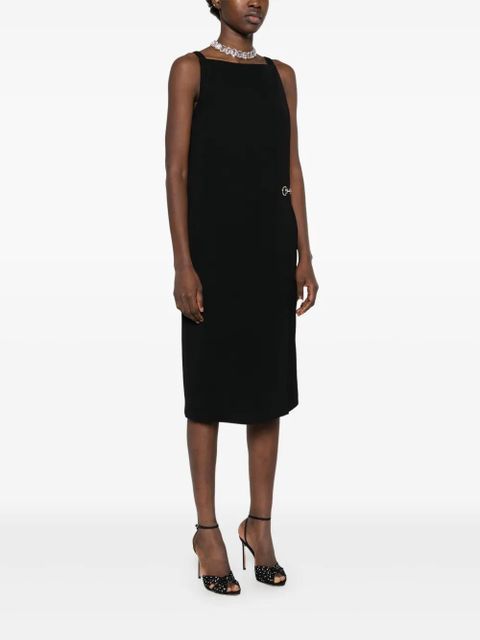 Gucci Horsebit midi dress - Black