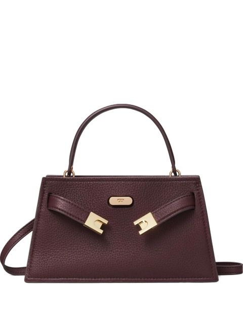 Tory Burch mini Lee Radziwill pebble tote bag - Red - zdjęcie produktu nr 1