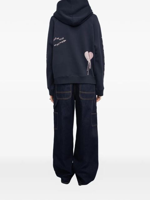 Zadig&Voltaire Georgy embellished hoodie - Blue - zdjęcie produktu nr 2