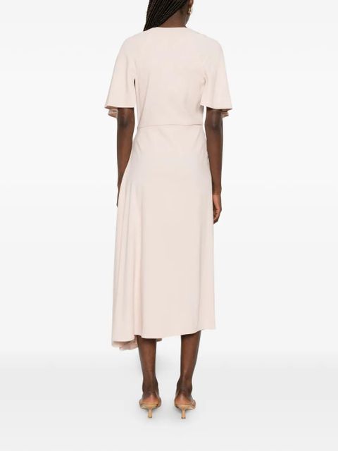 Max Mara ring-detail asymmetric dress - Pink