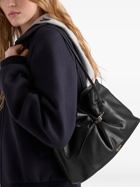 Prada Dada large nappa leather tote bag - Black