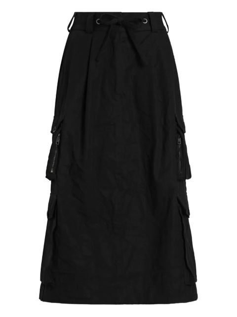 Dolce & Gabbana drawstring cargo midi skirt - Black - zdjęcie produktu nr 1
