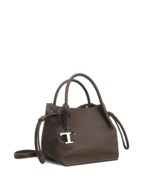 Tod's logo-charm bucket bag - Brown - zdjęcie produktu nr 2