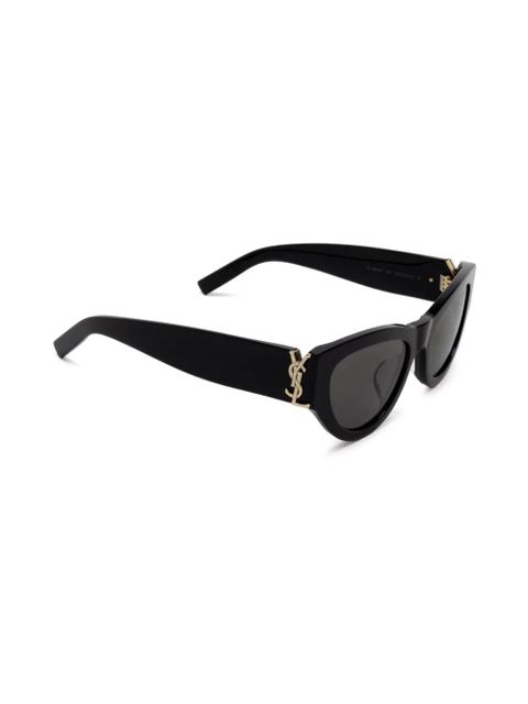Saint Laurent Eyewear round-frame sunglasses - Black - zdjęcie produktu nr 2