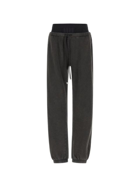 The Attico faded ribbed insert trousers - Grey - zdjęcie produktu nr 1