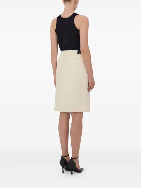 LouLou de Saison Lima elasticated-waist skirt - Neutrals