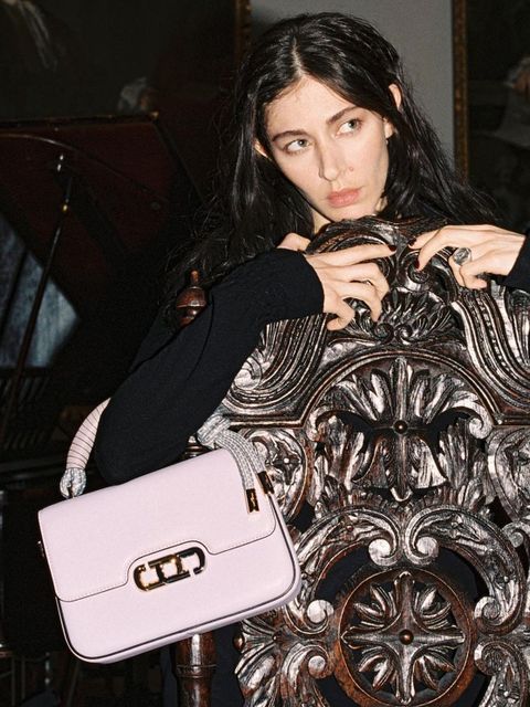 THE MARC JACOBS - Liliowa torebka do ręki The J Link - zdjęcie produktu nr 1