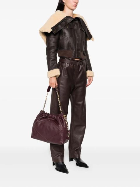 Ba&Sh June chain-strap quilted tote bag - Red - zdjęcie produktu nr 2