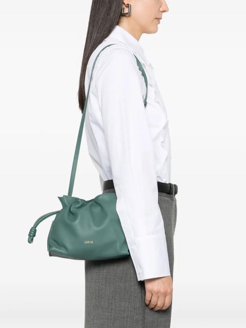LOEWE mini Flamenco clutch bag - Green - zdjęcie produktu nr 2