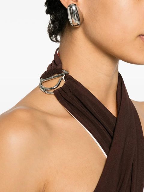 Coperni crossed top - Brown