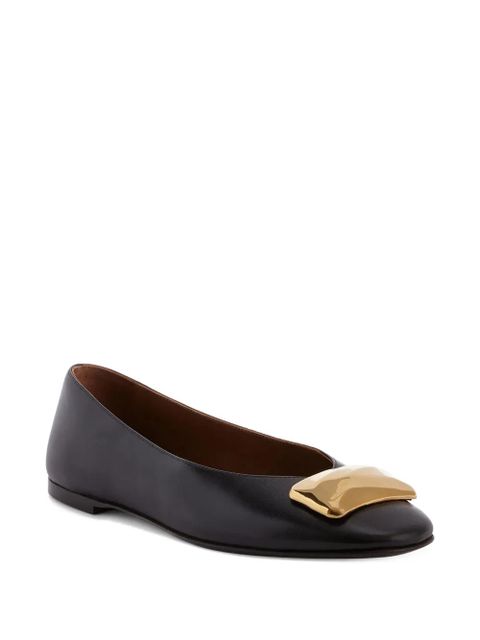 Giuseppe Zanotti Georgia Stone ballet flats - Black - zdjęcie produktu nr 2