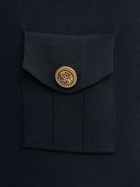 Guess sukienka FELICITY kolor granatowy mini dopasowana W5YK29 Z0130