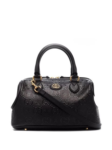 Gucci medium GG star top-handle bag - Black - zdjęcie produktu nr 1