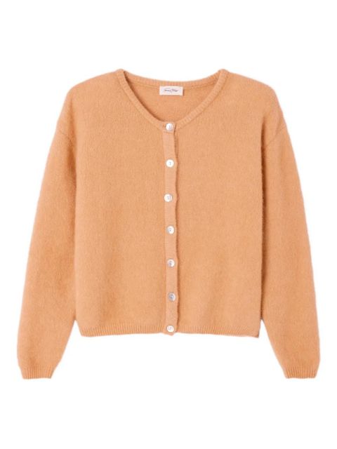 American Vintage Vitow button ribbed cardigan - Brown - zdjęcie produktu nr 1