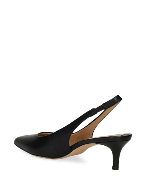 Lauren Ralph Lauren 50mm leather slingback pumps - Black - zdjęcie produktu nr 2