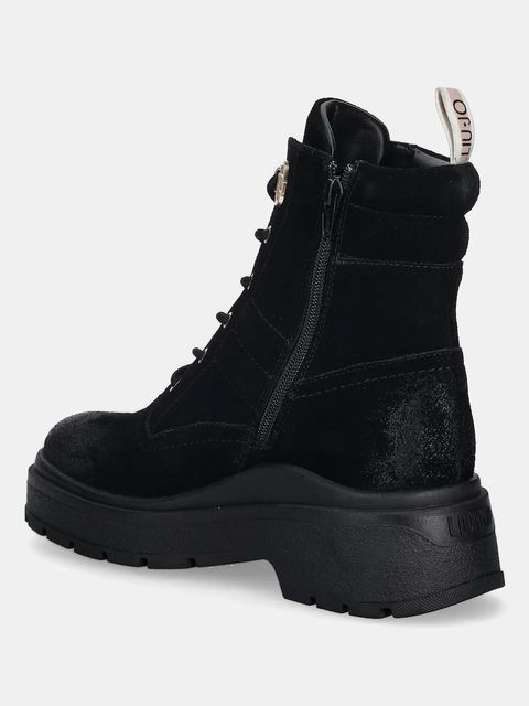 Liu Jo workery zamszowe ANDREA 02 damskie kolor czarny na platformie SF5095PX11722222 - zdjęcie produktu nr 2