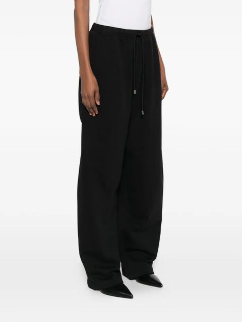 Sportmax Spdnespola drawstring elasticated-waistband track pants - Black