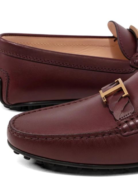Tod's logo-detail loafers - Brown - zdjęcie produktu nr 2