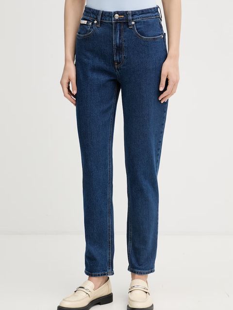 Calvin Klein Jeans jeansy relaxed fit damskie - zdjęcie produktu nr 2