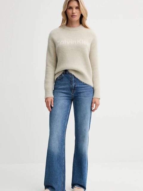 Calvin Klein sweter z dodatkiem wełny - zdjęcie produktu nr 1