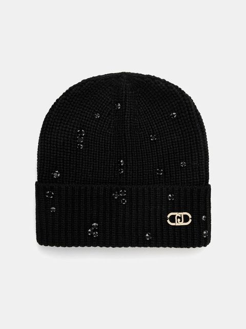 Liu Jo czapka kolor czarny 2F5017.M0300 - zdjęcie produktu nr 1