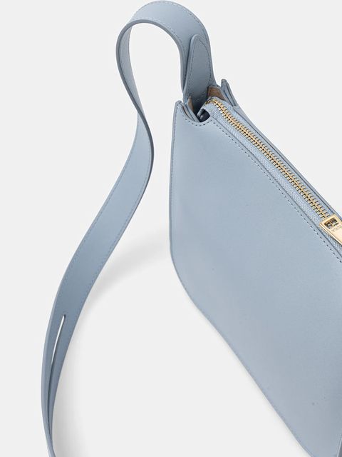 Furla torebka skórzana kolor niebieski WB01818 BX3104 CDZ00