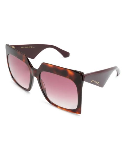 ETRO oversize square-frame sunglasses - Brown - zdjęcie produktu nr 2