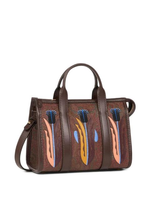 ETRO x Agostino Iacurci embroidered tote bag - Brown - zdjęcie produktu nr 2