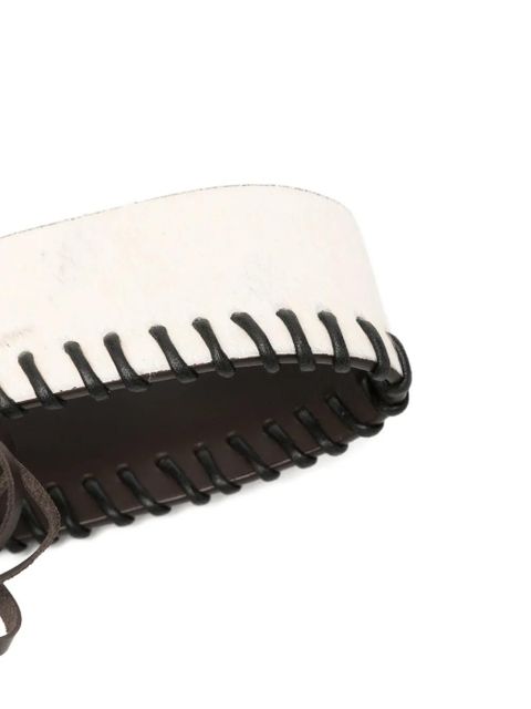 Vivienne Westwood leather belt - White