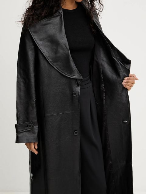 Bardot płaszcz kolor czarny 60222JB