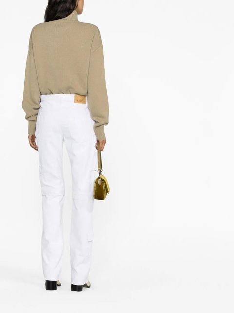 ISABEL MARANT Vokayo straight-leg jeans - White