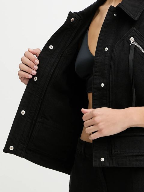 Pinko bezrękawnik bawełniany damski kolor czarny przejściowy 105237 A2M8