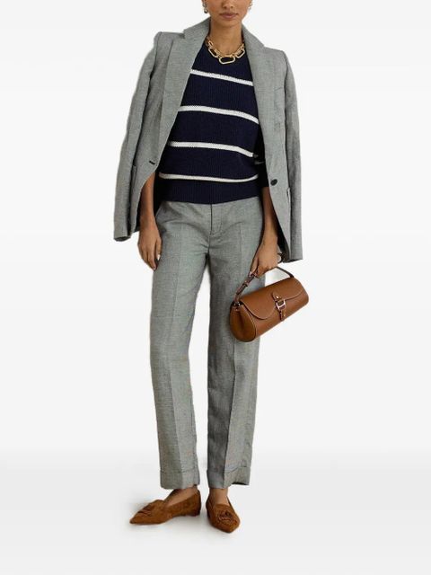 Lauren Ralph Lauren striped cotton-knit sweater - Blue - zdjęcie produktu nr 2