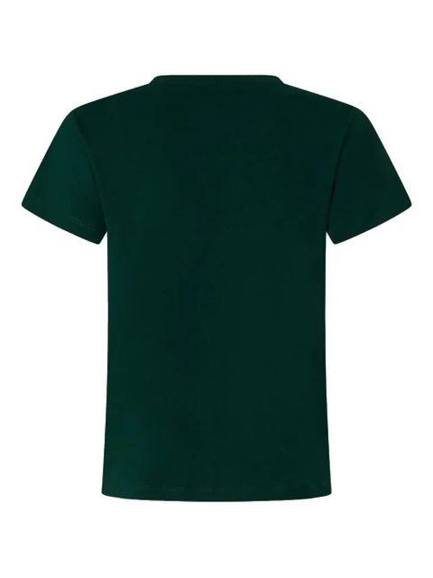 PINKO embellished-logo T-shirt - Green - zdjęcie produktu nr 2