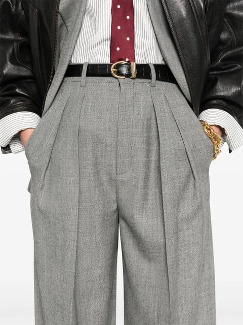 Saint Laurent wool trousers - Grey