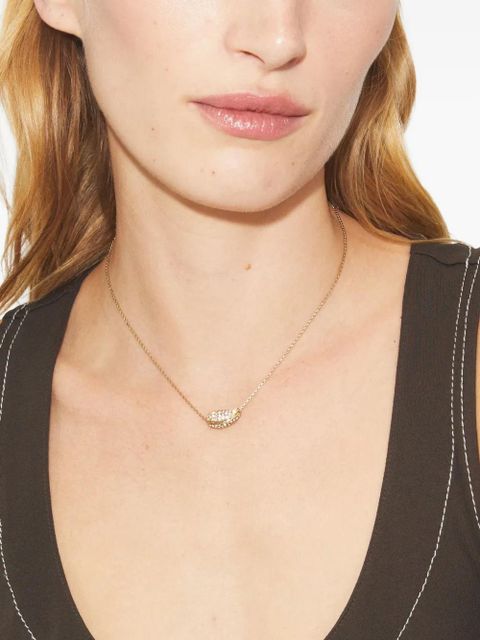 Tory Burch pave shell necklace - Gold - zdjęcie produktu nr 2