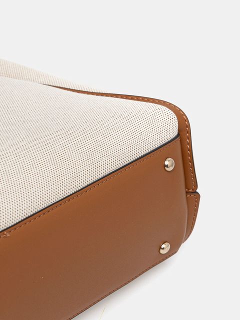 Guess torebka NICOLETTE kolor beżowy HWAG96 62230