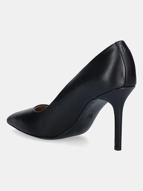 Lauren Ralph Lauren szpilki skórzane Lindella II kolor czarny 802P09032001 - zdjęcie produktu nr 2