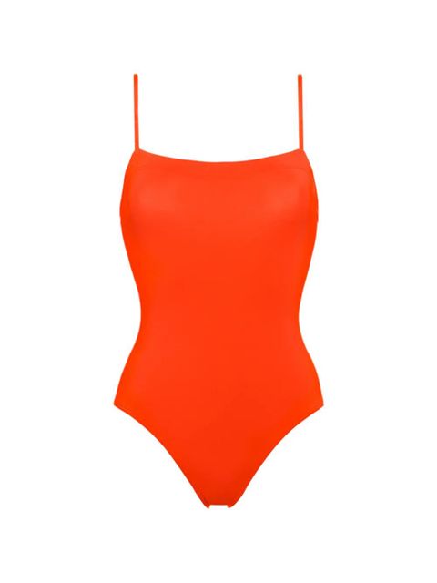 ERES square neck swimsuit - Orange - zdjęcie produktu nr 1